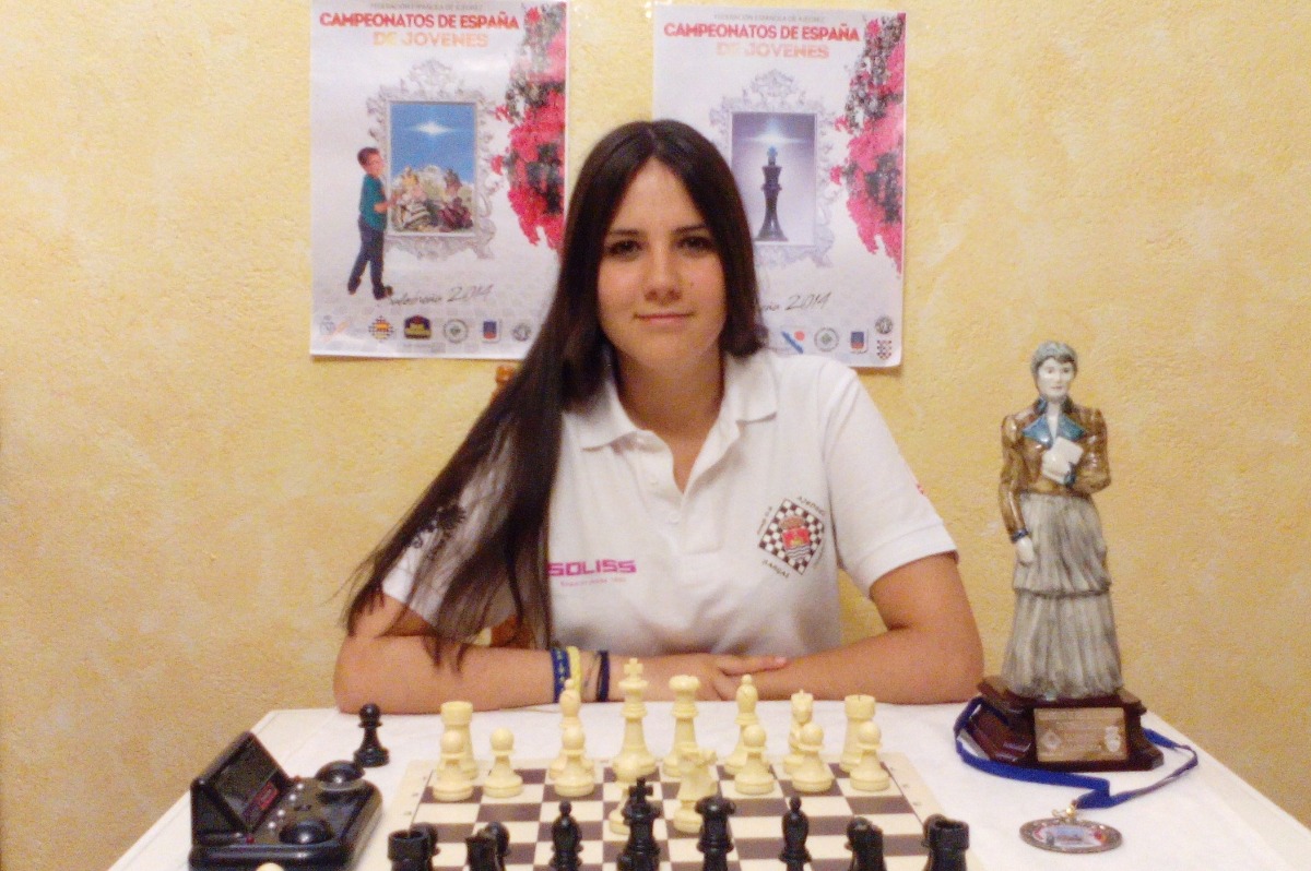 MARÍA ALONSO COMPLETA SU DÉCADA EN LA ÉLITE DEL AJEDREZ ESPAÑOL CON UNA 5ª PLAZA EN EL NACIONAL JUVENIL