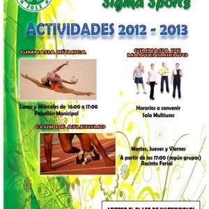 Actividades deportivas 2012-13