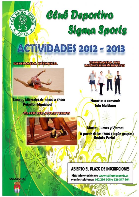 Actividades deportivas 2012-13