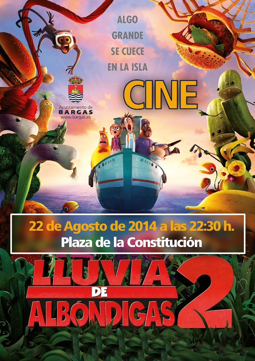 CINE – Lluvia de albondigas 2