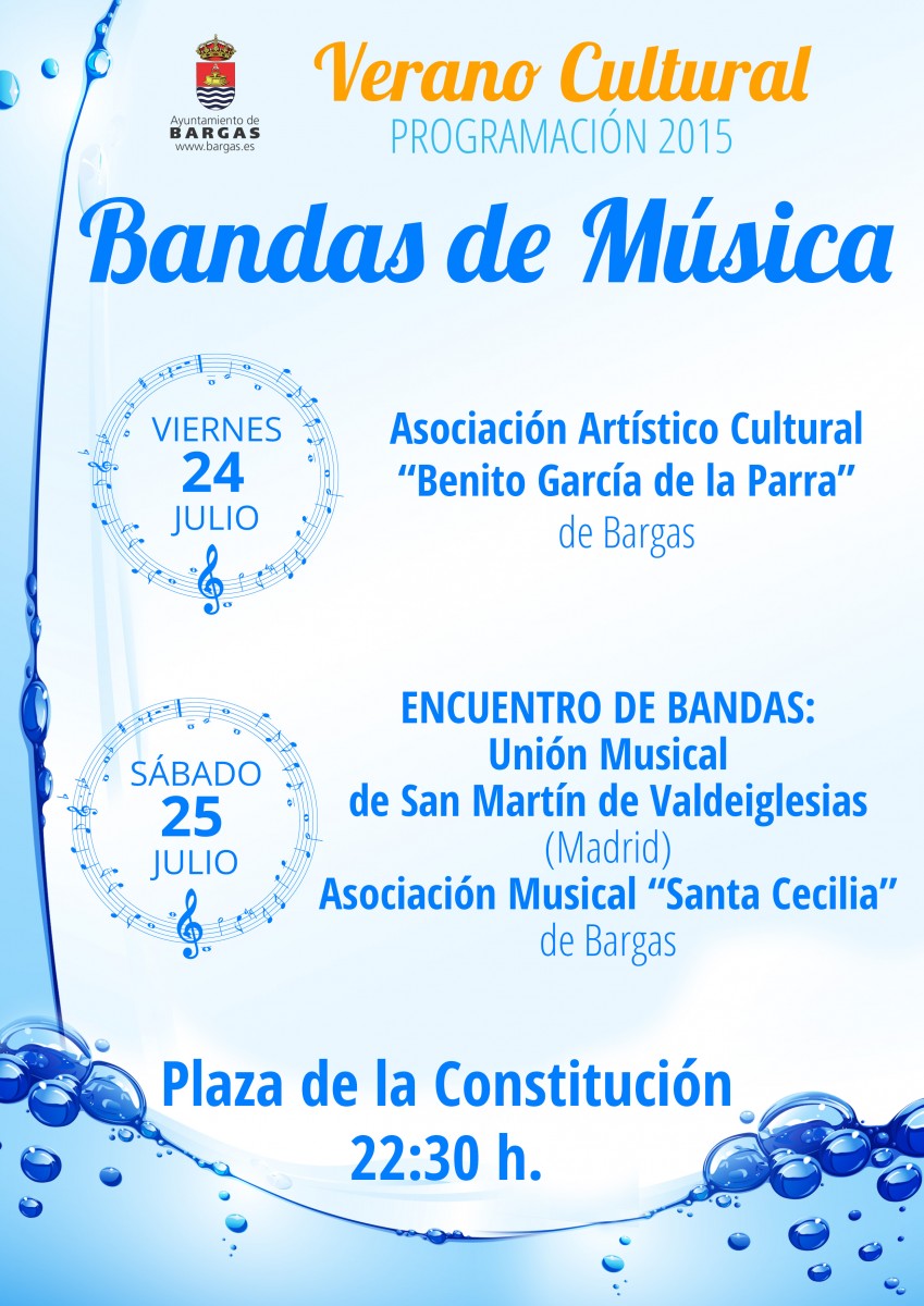 Bandas de Música – Verano Cultural 2015