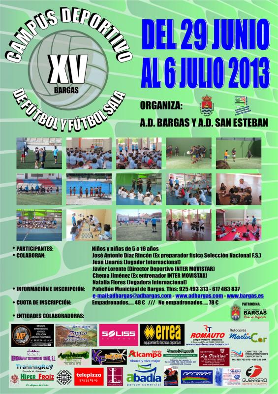 XV Campus de Fútbol y Fútbol Sala 2013