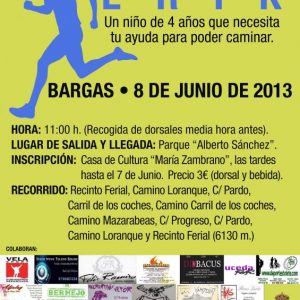 Bargas organiza un Maratón Solidario para Erik
