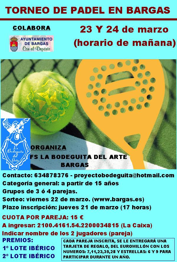 Torneo de Padel en Bargas