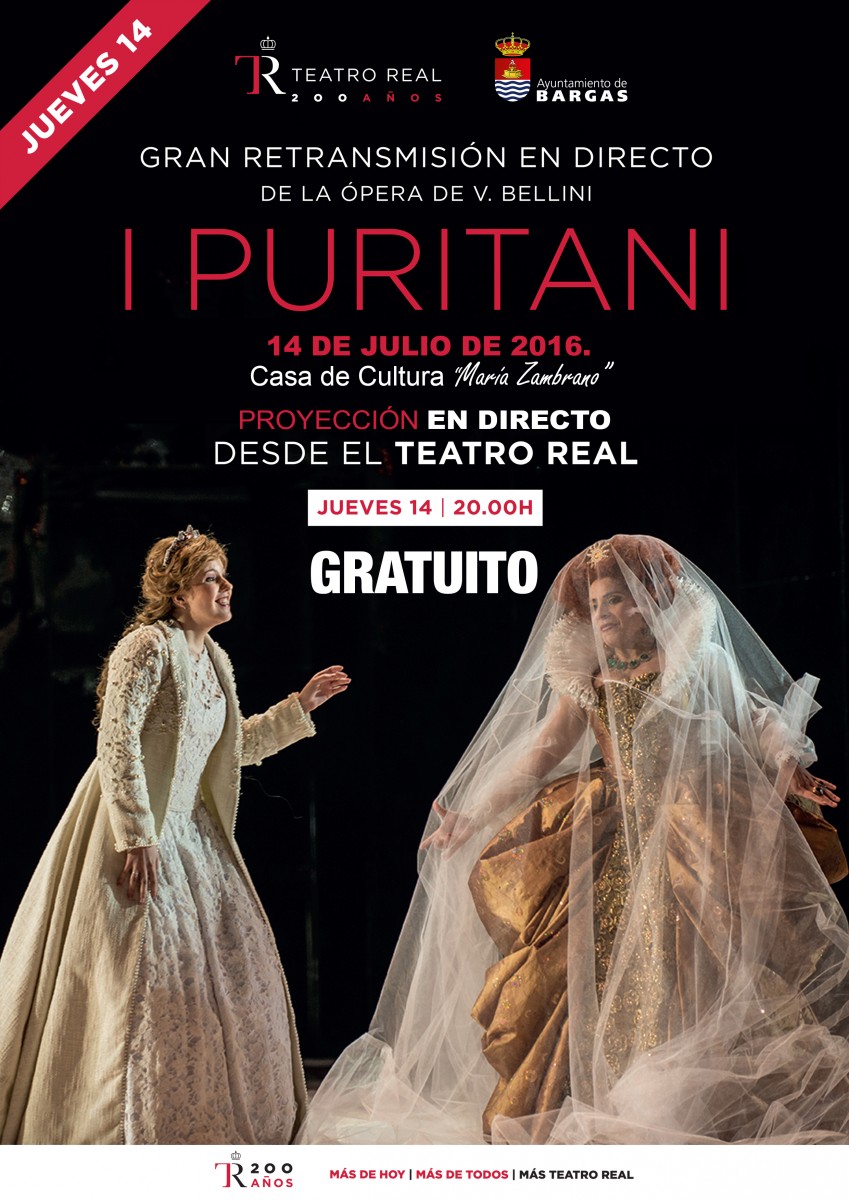 Emisión en directo de la ópera: I Puritani