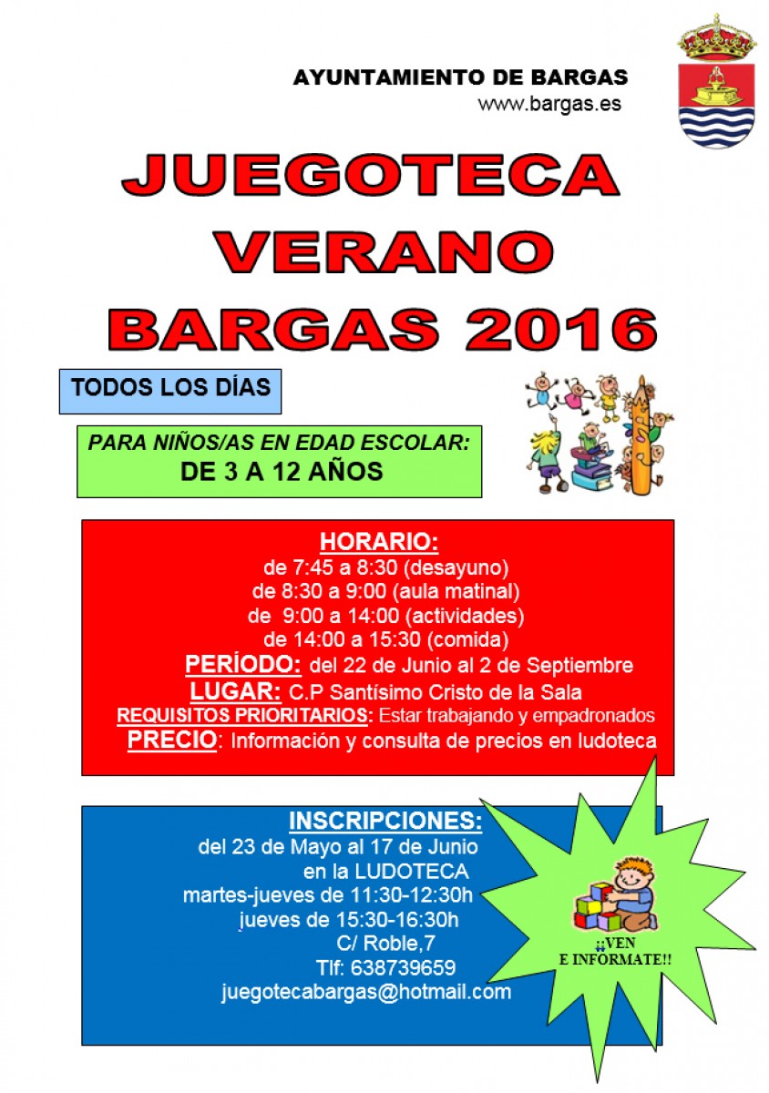 Juegoteca Bargas – Verano 2016