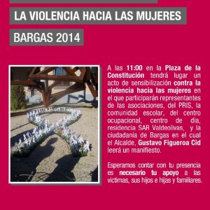 Día Internacional contra la Violencia hacia las Mujeres. Bargas 2014