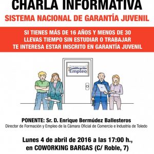 Charla informativa: Sistema Nacional de garantía juvenil