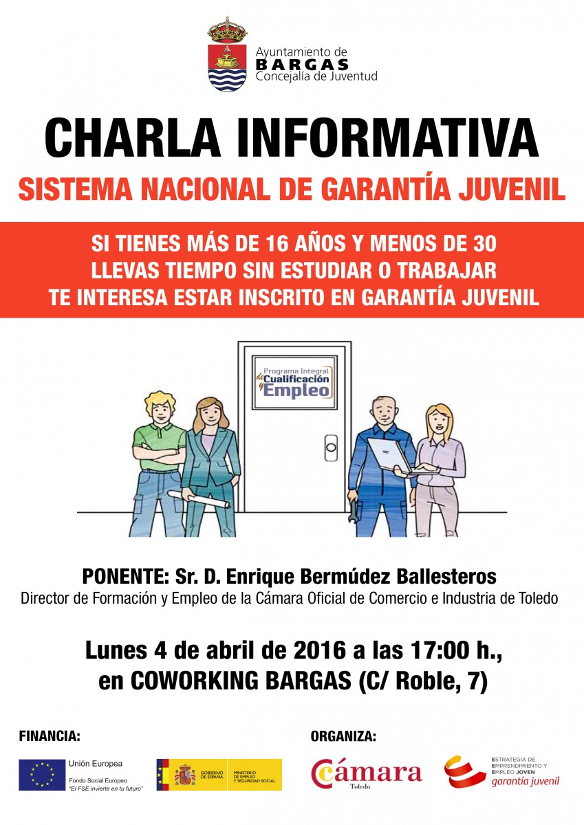 Charla informativa: Sistema Nacional de garantía juvenil