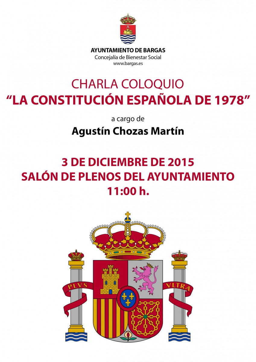 Charla coloquio. La Constitución española de 1978″»