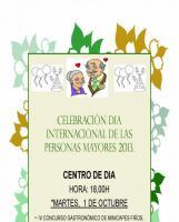 Celebración Dia internacional de las Personas mayores 2013