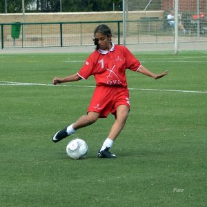 Elena Rodríguez, futbolista bargueña, convocada por la Selección de Castilla La Mancha.