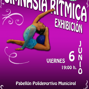 Exhibición de gimnasia rítmica