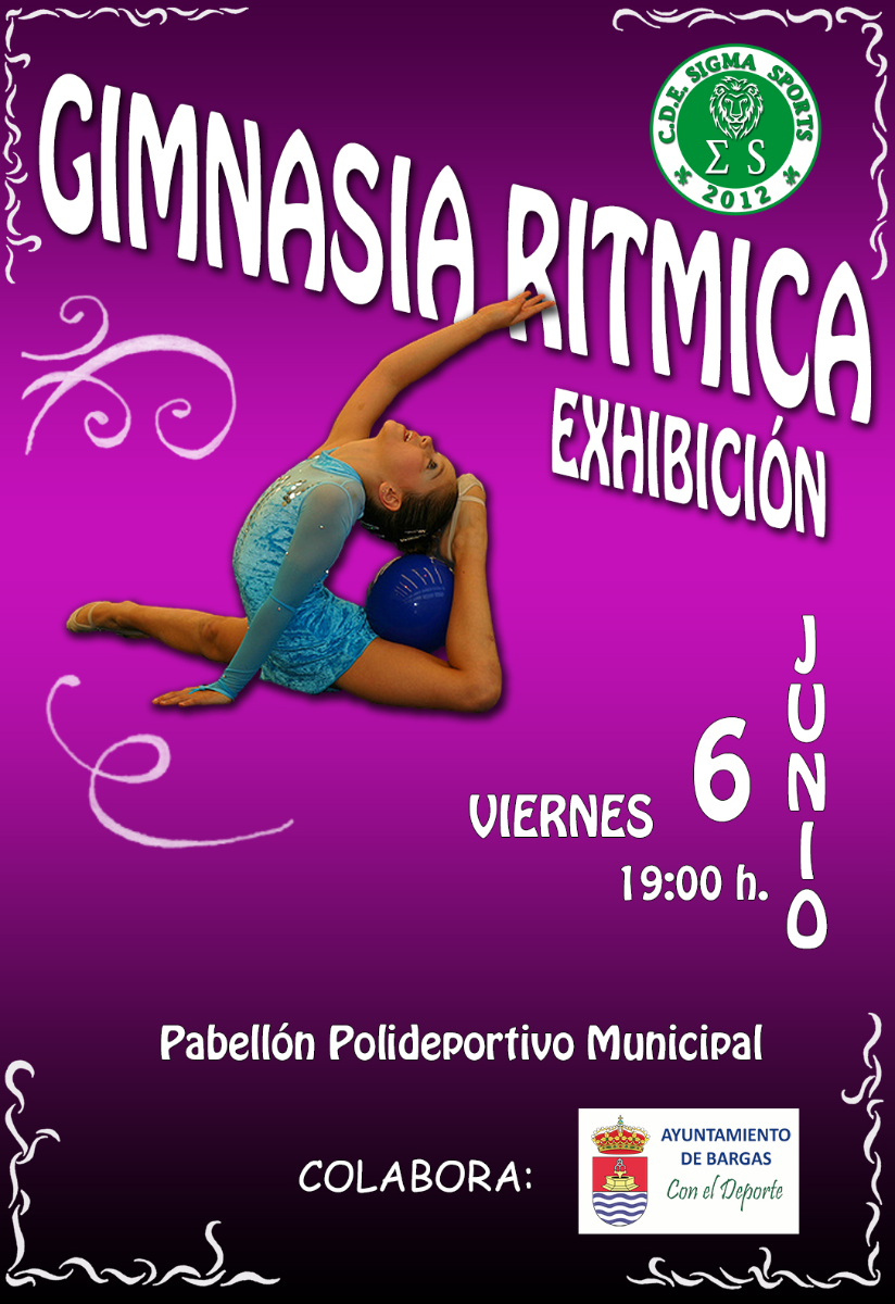 Exhibición de gimnasia rítmica