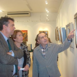 BARGAS INAUGURA LA EXPOSICIÓN DE PINTURA Y MAQUETAS