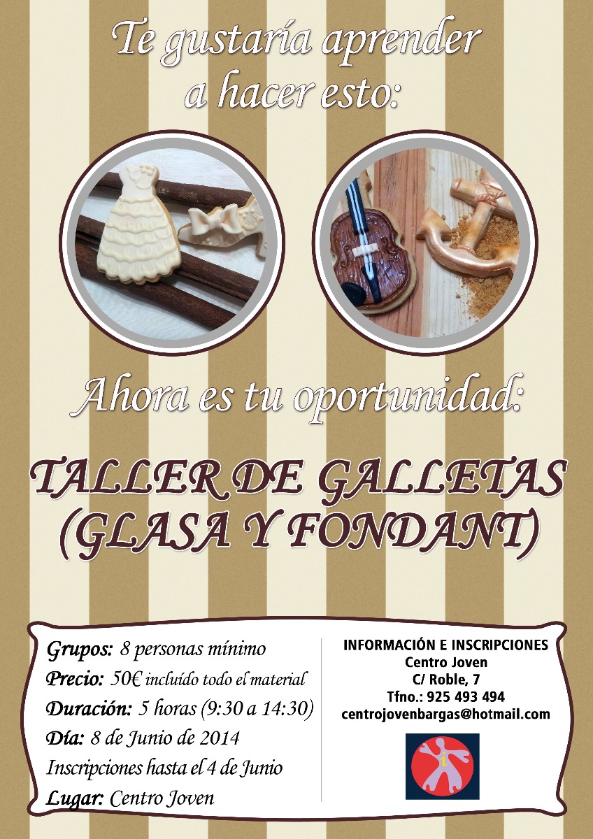 Taller de galletas (glasa y fondant)