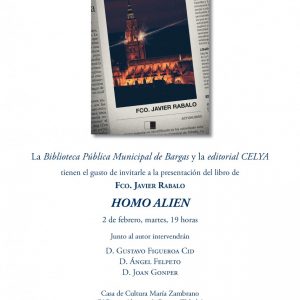 Presentación del libro Homo Alien» de Francisco Javier Rabalo»