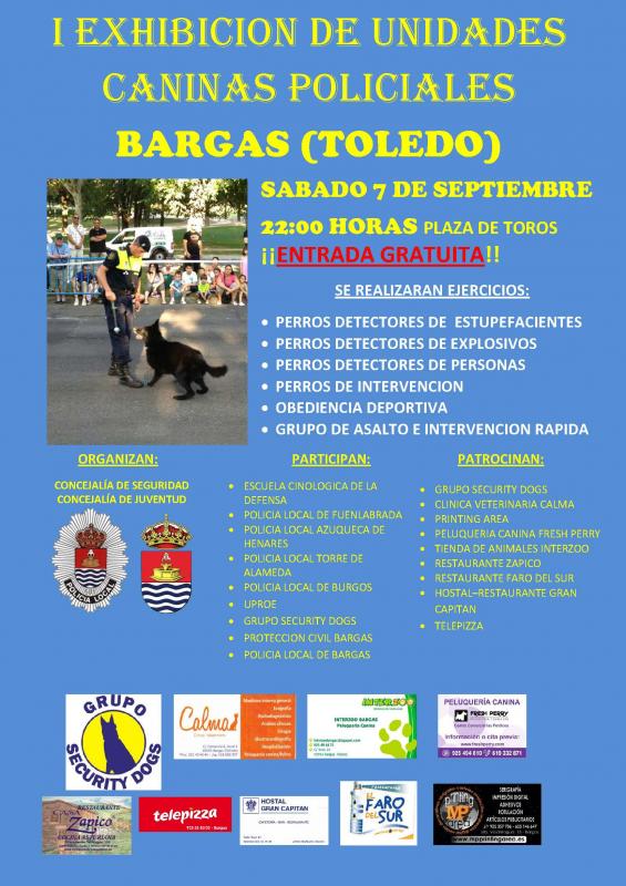 I EXHIBICION DE UNIDADES CANINAS POLICIALES