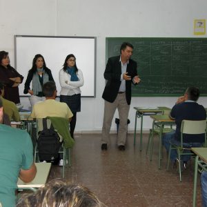 El alcalde de Bargas inaugura el curso de adultos 2010/2011