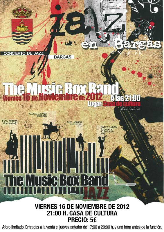 Concierto de Jazz en Bargas – The Music Box Band