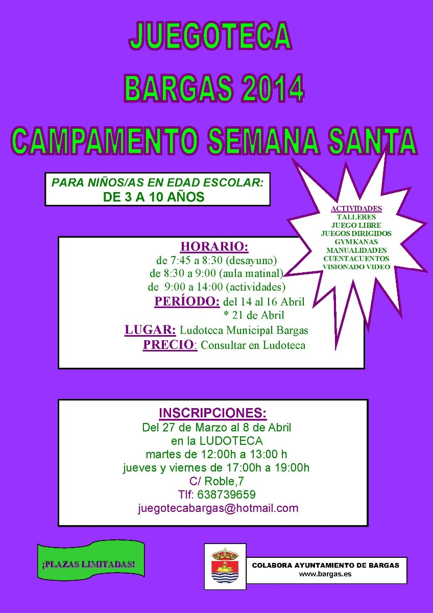 Campamento de Semana Santa 2014 – Juegoteca