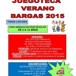 Juegoteca Verano Bargas 2015