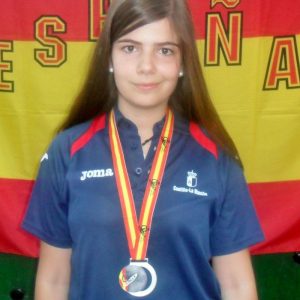 Laura Alonso Vara, subcampeona de España de ajedrez escolar con la selección infantil de Castilla La Mancha