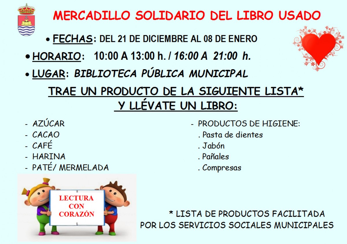 Mercadillo Solidario – Biblioteca Pública Municipal