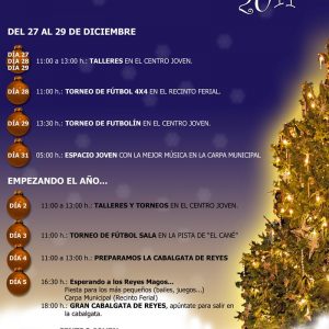 Talleres y Torneos en el Centro Joven. Esta Navidad … 2011