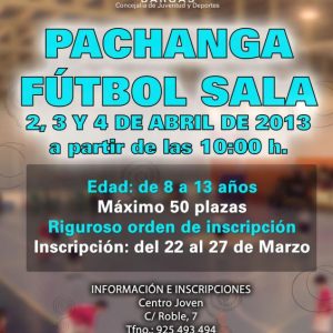 Pachanga Fútbol Sala 2013 (de 8 a 13 años)