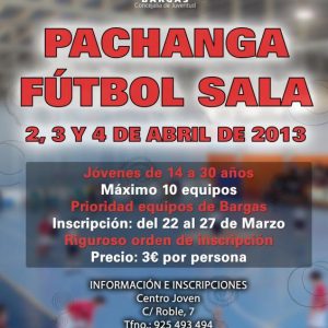 Pachanga Fútbol Sala 2013 (de 14 a 30 años)