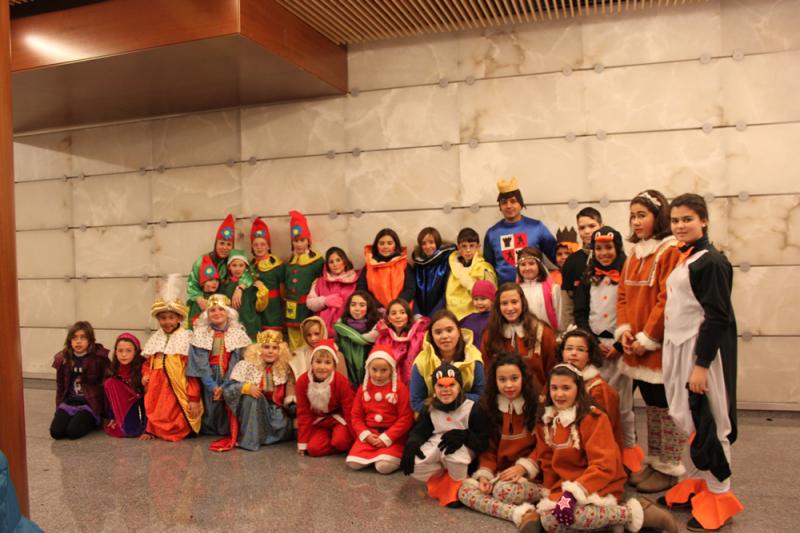 Foto de los participantes en la Cabalgata Navidad 2013