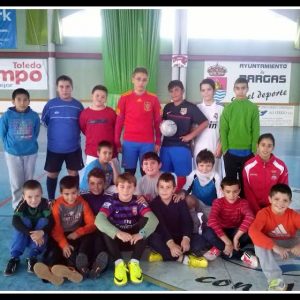 Foto de los participantes en la Pachanga de fútbol Navidad 2013