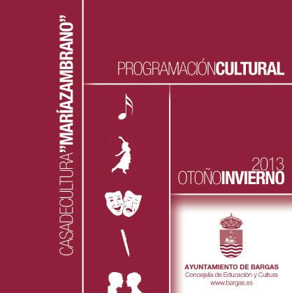 Programación Cultural Otoño – Invierno 2013