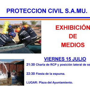 Exhibición de protección civil
