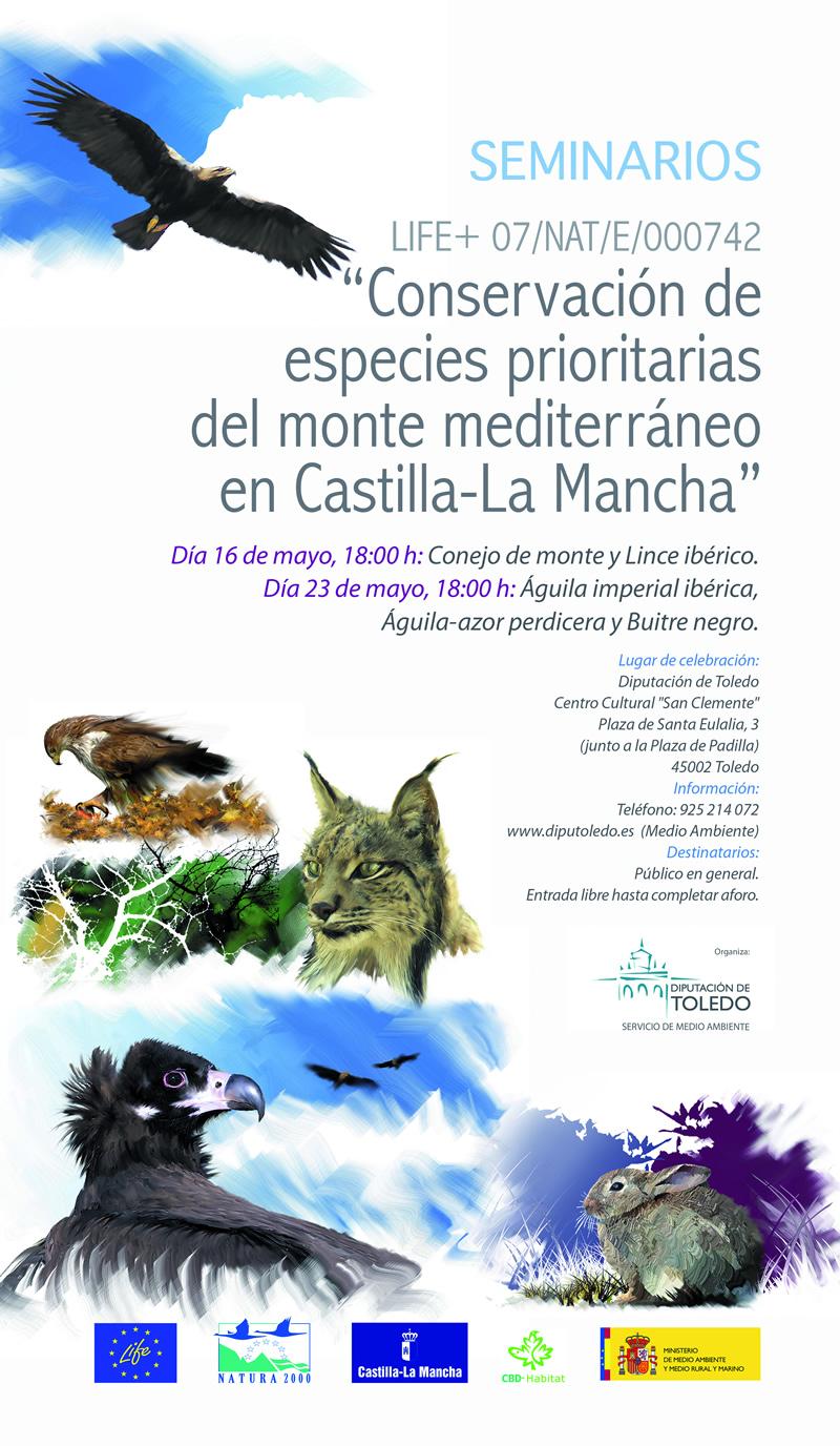 Seminarios sobre conservación de especies protegidas.
