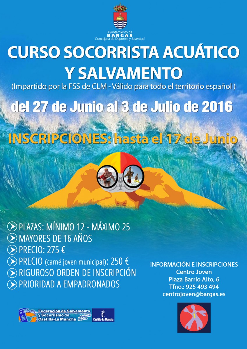 Curso de socorrista acuático y salvamento – 2016