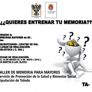 Taller de memoria para mayores