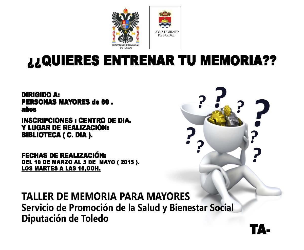 Taller de memoria para mayores