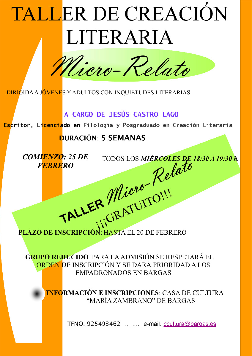 Taller de Creación Literaria Micro-Relato