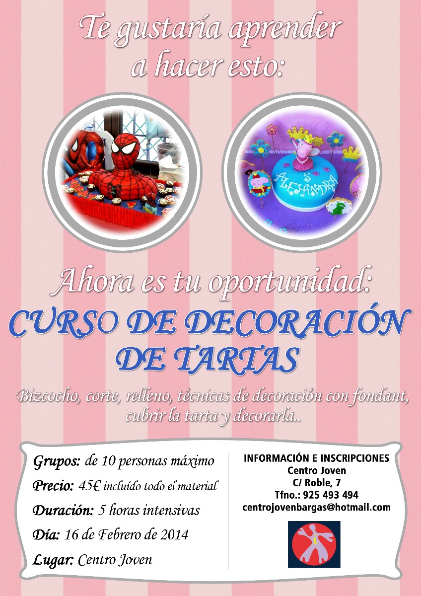 CURSO DE DECORACIÓN DE TARTAS