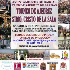 Torneo de Ajedrez – Stmo. Cristo de la Sala – Bargas 2013