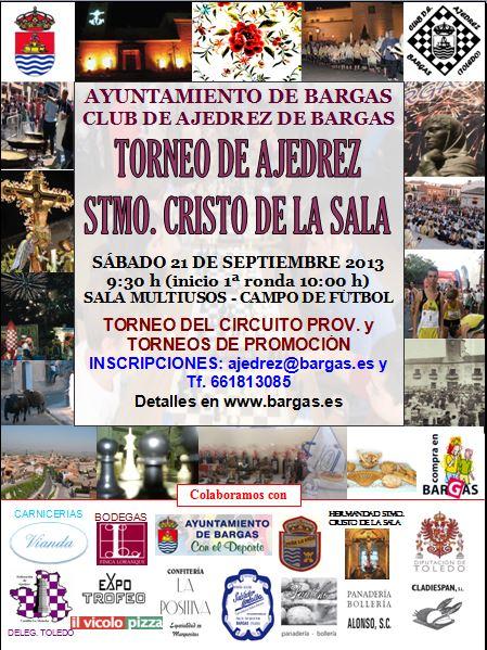 Torneo de Ajedrez – Stmo. Cristo de la Sala – Bargas 2013