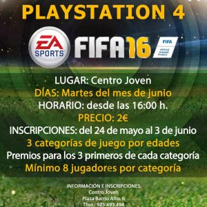 Torneo Playstation 4 – FIFA 2016