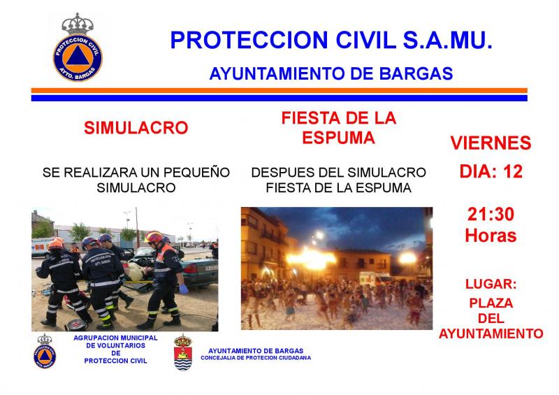 ACTIVIDADES ORGANIZADAS POR PROTECCIÓN CIVIL de Bargas – Verano Cultural 2013