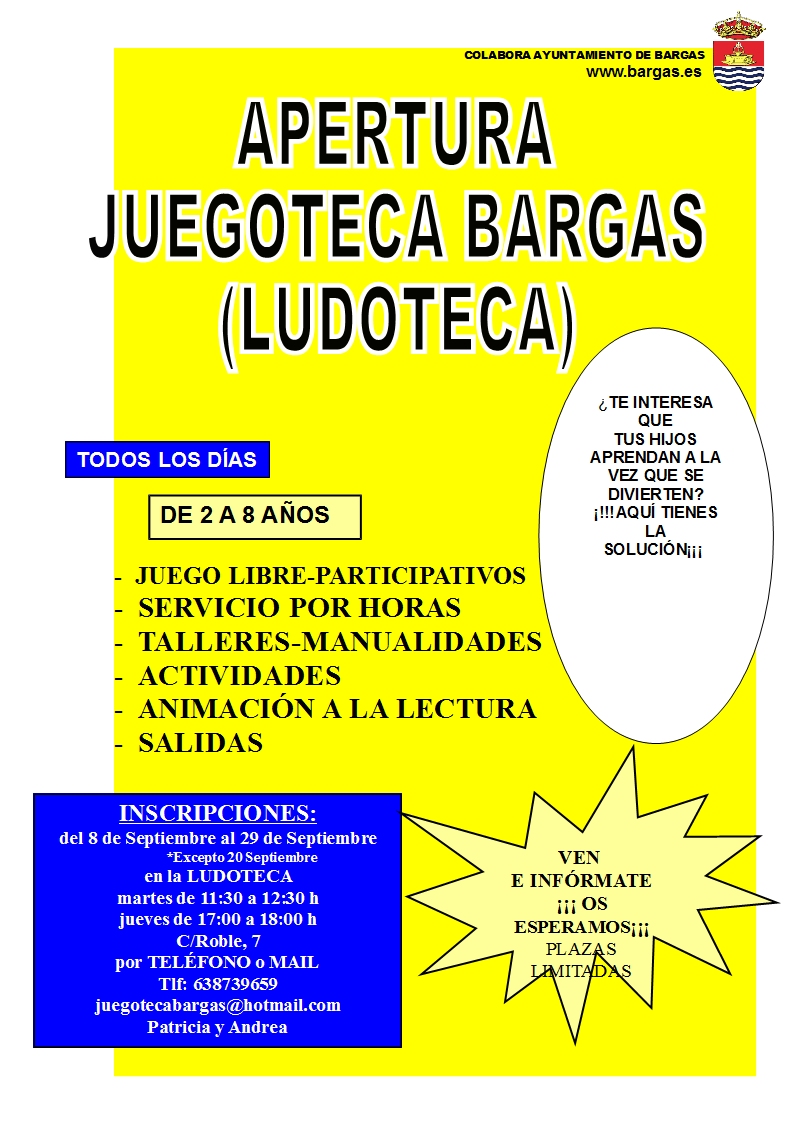 Apertura juegoteca