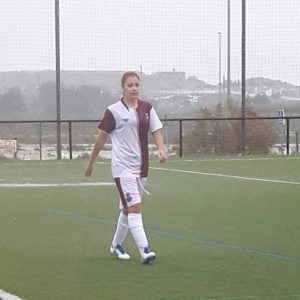 Aroa Gómez Gutiérrez con la Selección de Castilla-La Mancha Sub 16