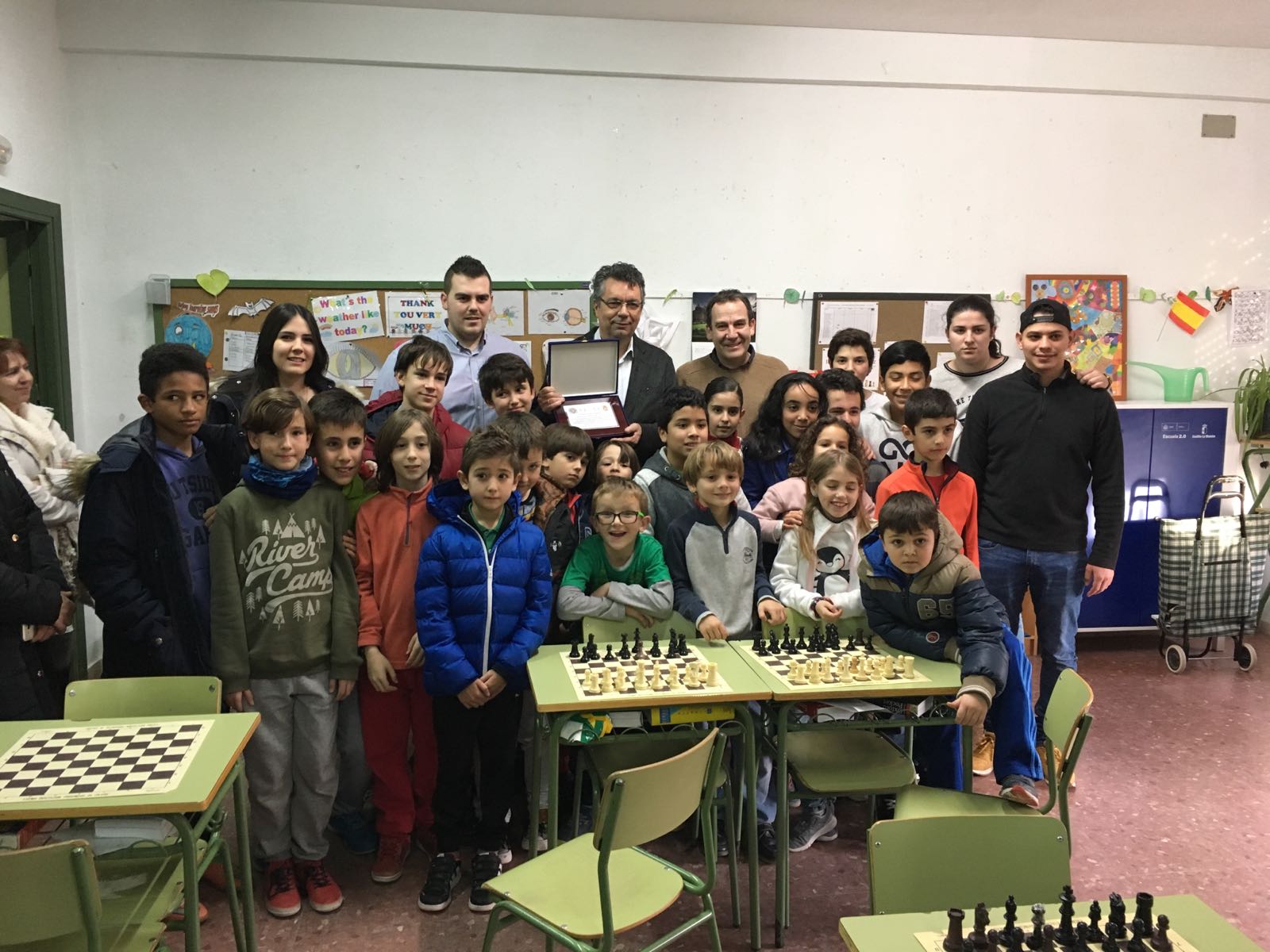 Reconocimiento de la Escuela Municipal de Ajedrez por sus 30 años