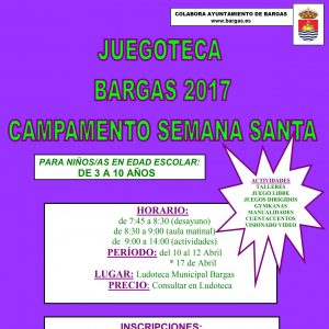 Juegoteca Campamento Semana Santa 2017