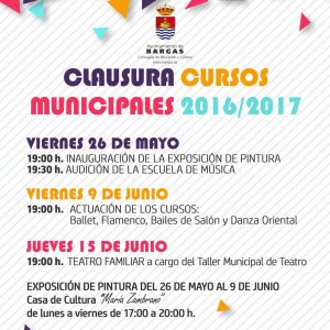 Clausura de los Cursos Municipales 2016/2017